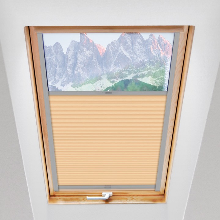 Plisa dachowa Termo premium Przyciemniająca Żółta 207