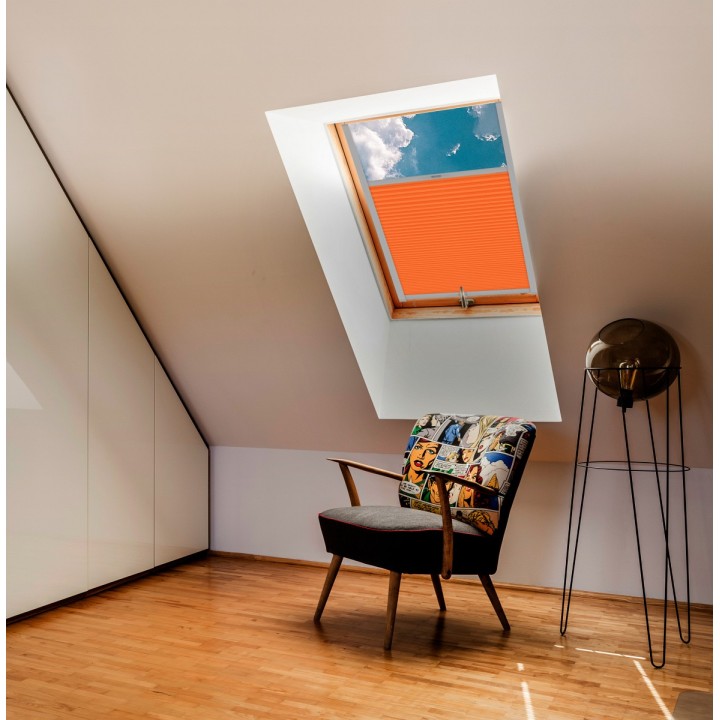 Plisa dachowa Termo premium Przyciemniająca Pomarańczowa 208