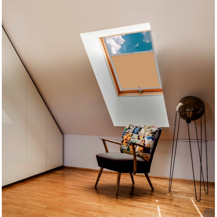 Plisa dachowa Termo premium Przyciemniająca Ciemnobeżowa 206