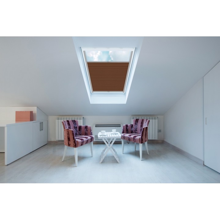 Plisa dachowa Termo premium Przyciemniająca Jasnobrązowa 214