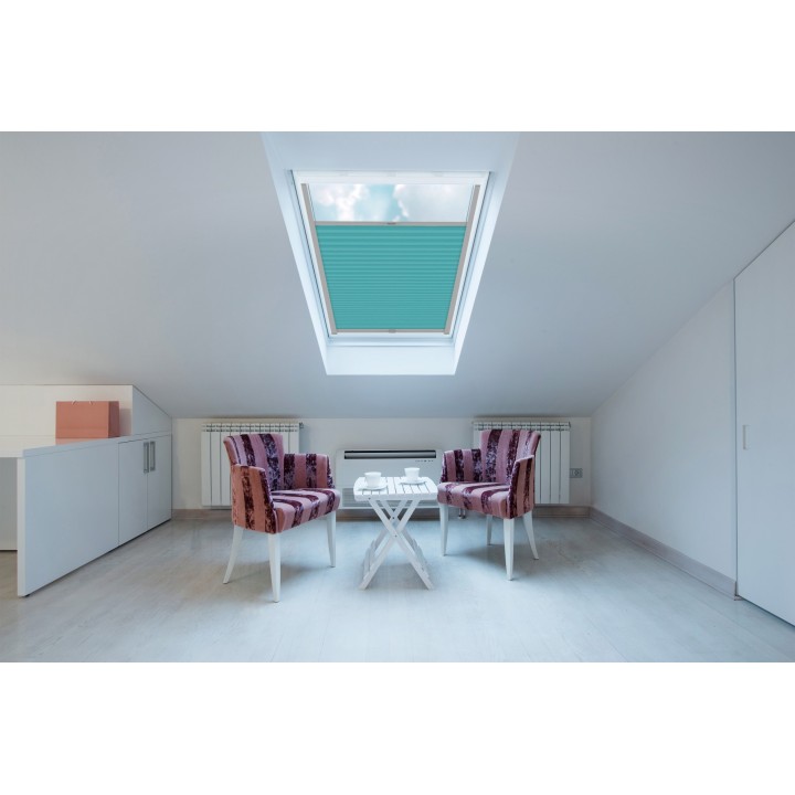 Plisa dachowa Termo premium Przyciemniająca Turkusowa 215