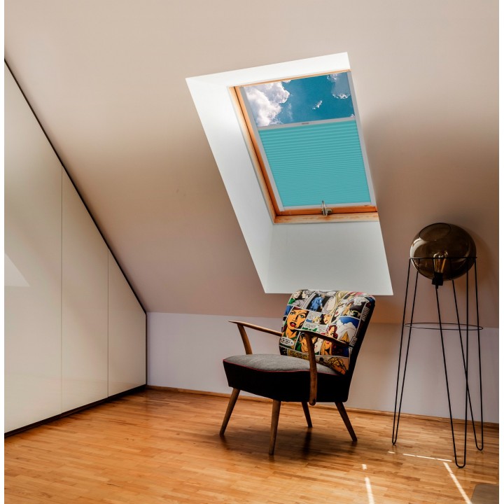 Plisa dachowa Termo premium Przyciemniająca Turkusowa 215