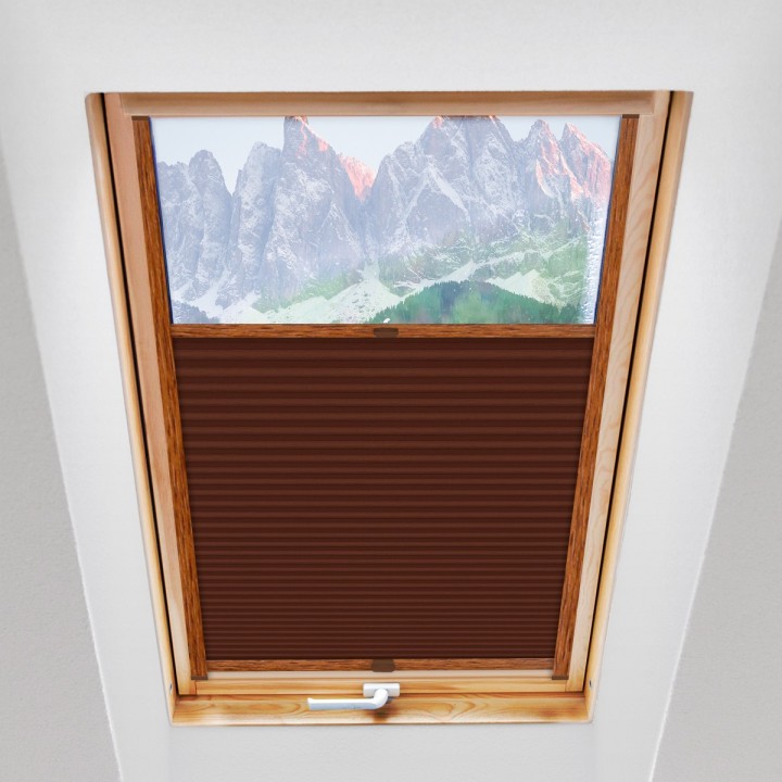 Plisa dachowa Termo premium Przyciemniająca Brązowa 209