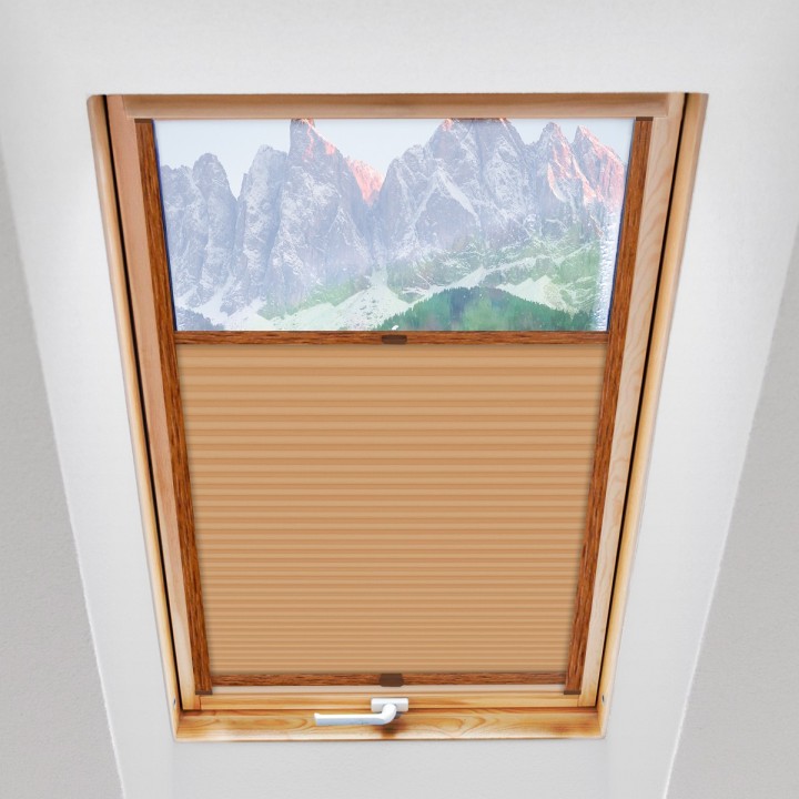 Plisa dachowa Termo premium Przyciemniająca Ciemnobeżowa 206