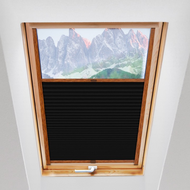 Plisa dachowa Termo premium Przyciemniająca Czarna 213