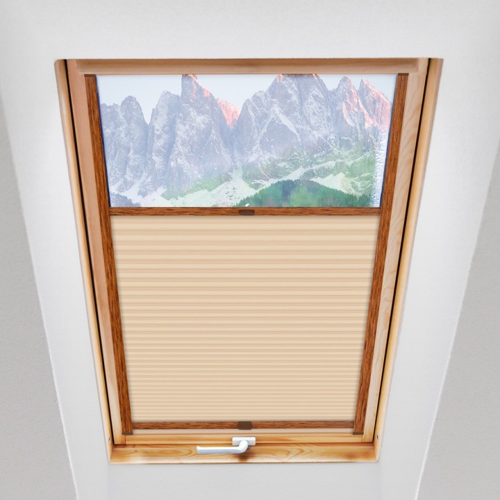 Plisa dachowa Termo premium Przyciemniająca Jasnobeżowa 205