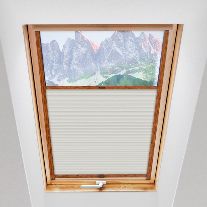 Plisa dachowa Termo premium Przyciemniająca Popielata 202