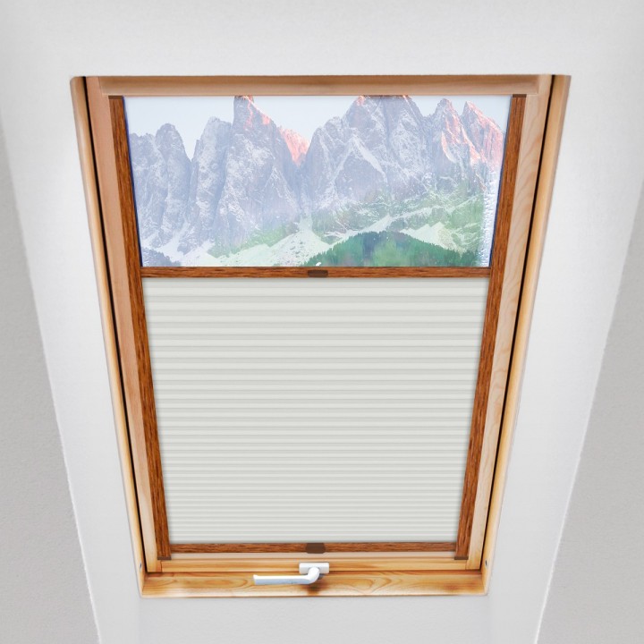 Plisa dachowa Termo premium Przyciemniająca Jasnoszara 211