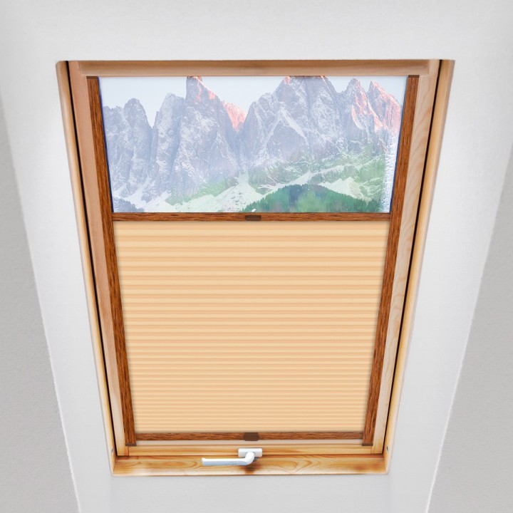 Plisa dachowa Termo premium Przyciemniająca Żółta 207