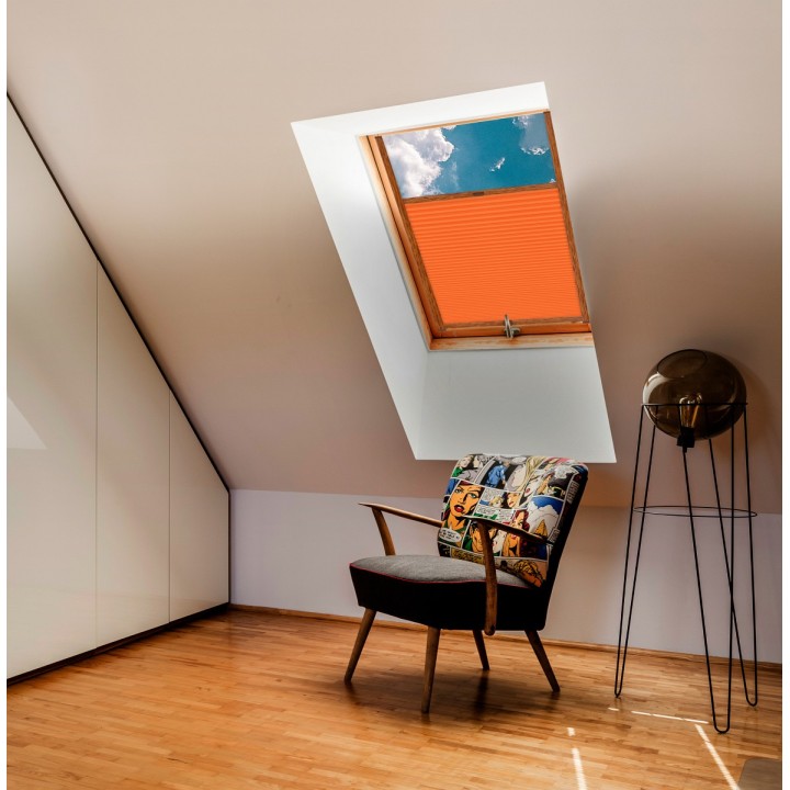 Plisa dachowa Termo premium Przyciemniająca Pomarańczowa 208