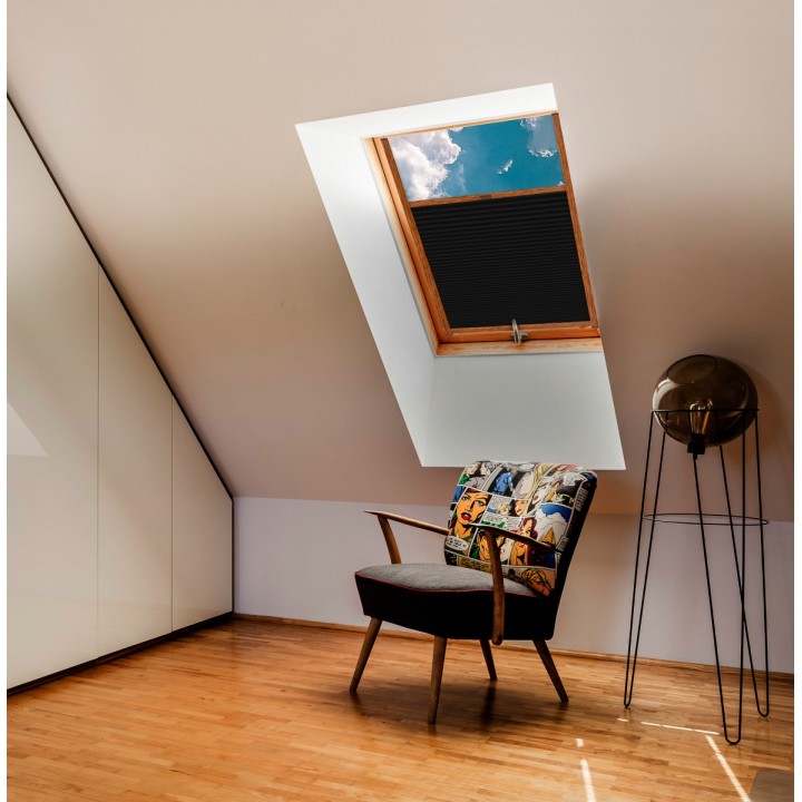 Plisa dachowa Termo premium Przyciemniająca Czarna 213