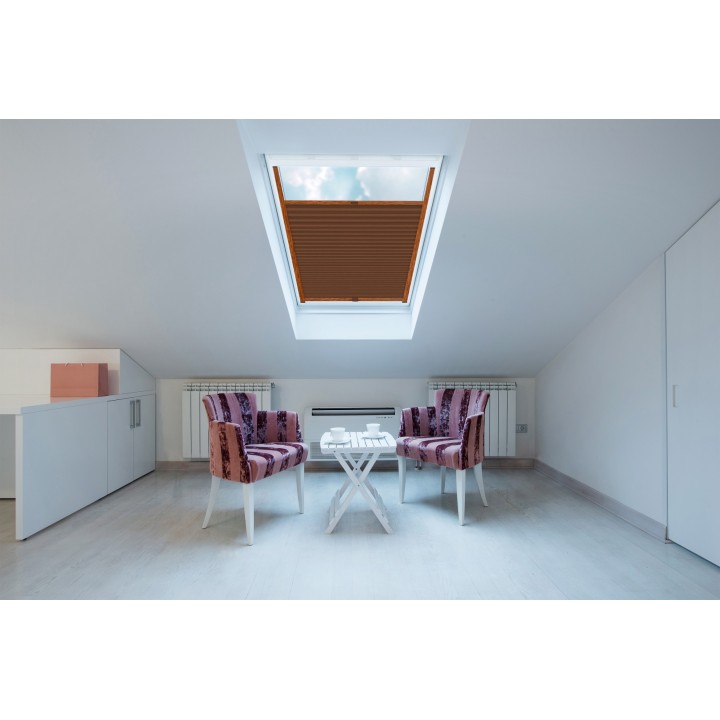 Plisa dachowa Termo premium Przyciemniająca Jasnobrązowa 214