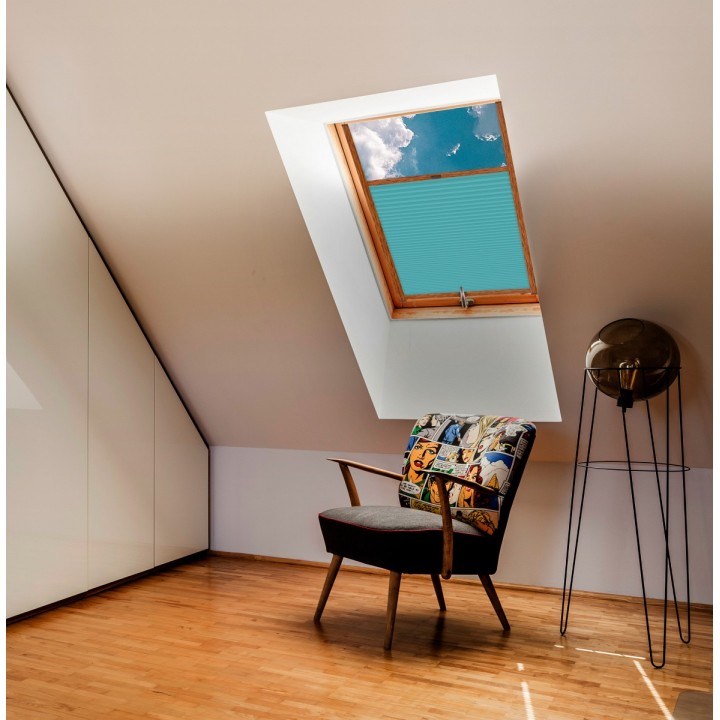 Plisa dachowa Termo premium Przyciemniająca Turkusowa 215