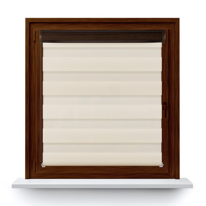 Roleta w kasecie PCV Dzień Noc Przyciemniająca Bahama XXIII bez prowadnic Kremowa Bh2302