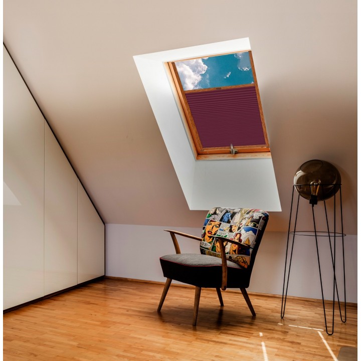 Plisa dachowa Termo premium Przyciemniająca Fioletowa 204