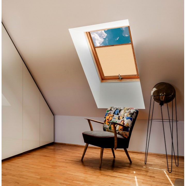 Plisa dachowa Termo premium Przyciemniająca Żółta 207