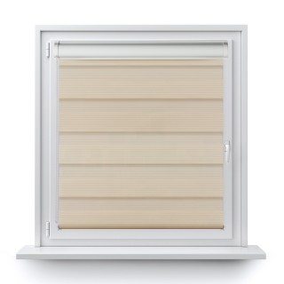 Roleta w kasecie PCV Dzień Noc Przyciemniająca Bahama XXIII bez prowadnic Beżowa Bh2303