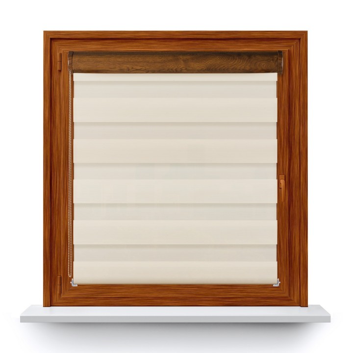 Roleta w kasecie PCV Dzień Noc Przyciemniająca Bahama XXIII bez prowadnic Kremowa Bh2302