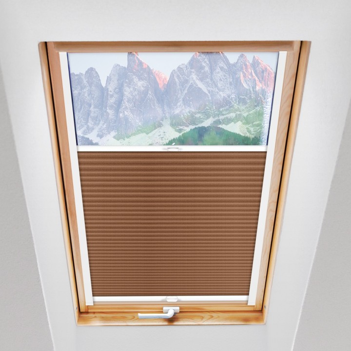 Plisa dachowa Premium Brązowa 802