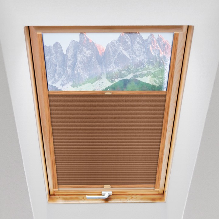 Plisa dachowa Premium Brązowa 802