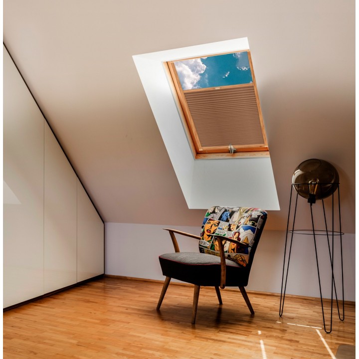 Plisa dachowa Premium Brązowa 802