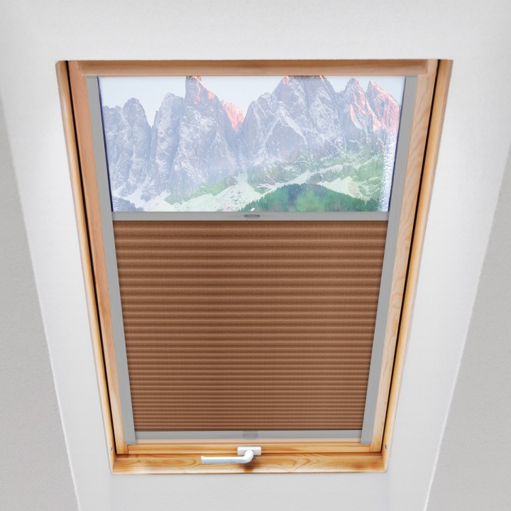 Plisa dachowa Premium Brązowa 802