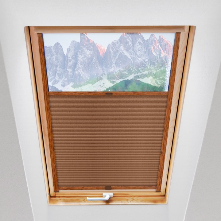 Plisa dachowa Premium Brązowa 802