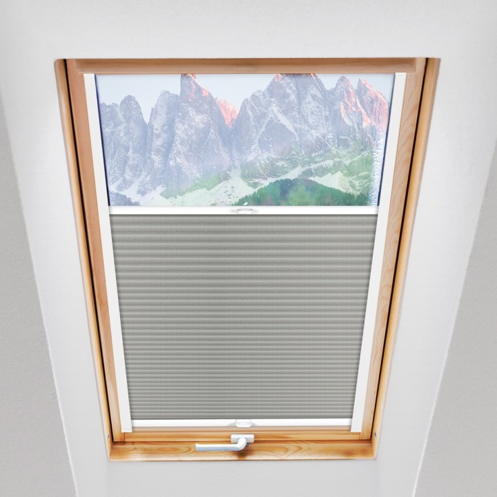 Plisa dachowa Premium Srebrna 903