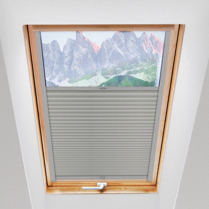 Plisa dachowa Premium Srebrna 903