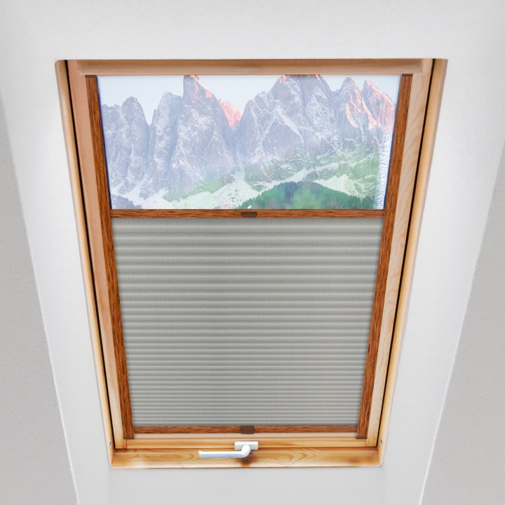 Plisa dachowa Premium Srebrna 903