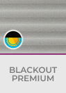 Premium blackout pleated blinds
