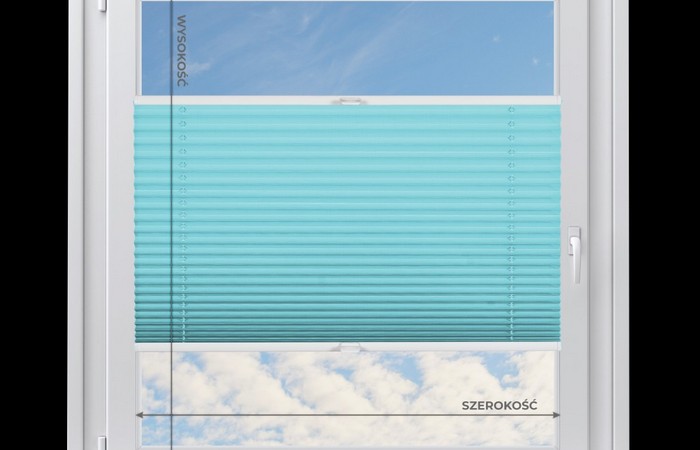 Roleta plisowana — jak ją zmierzyć?